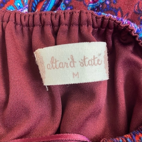 ALTAR’d STATE Floral Bohemian Halter Romper Shorts - Picture 9 of 12